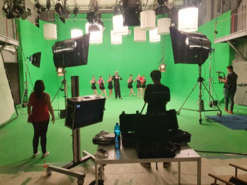 shooting music video 